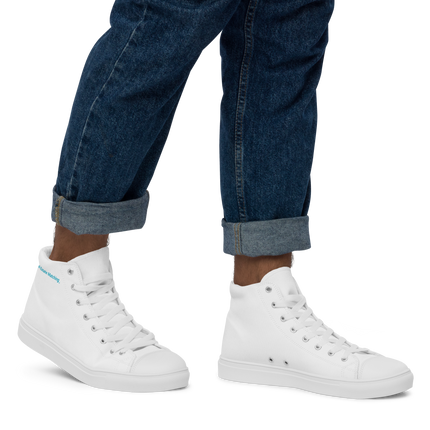 Men’s high top canvas shoes