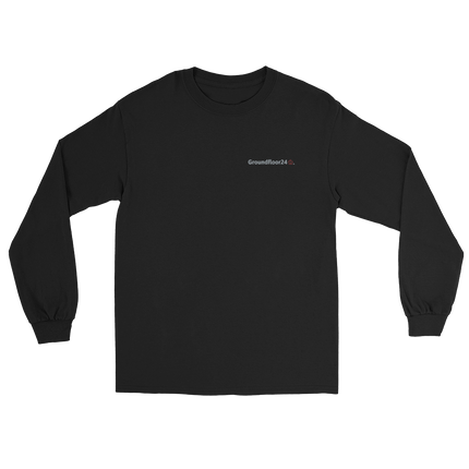 Men’s Long Sleeve Shirt with Groundfloor24 Logo