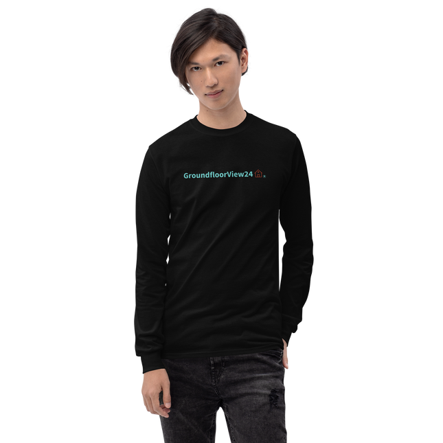 Men’s Long Sleeve Shirt Groundfloorview24 with House