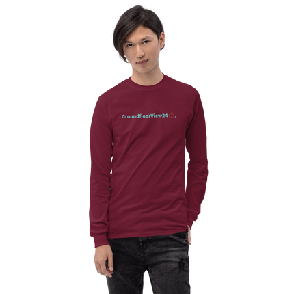 Men’s Long Sleeve Shirt Groundfloorview24 with House