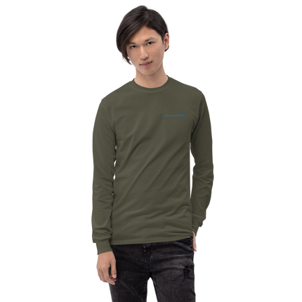 Men’s Long Sleeve Shirt with Real Estate Matching24 Logo