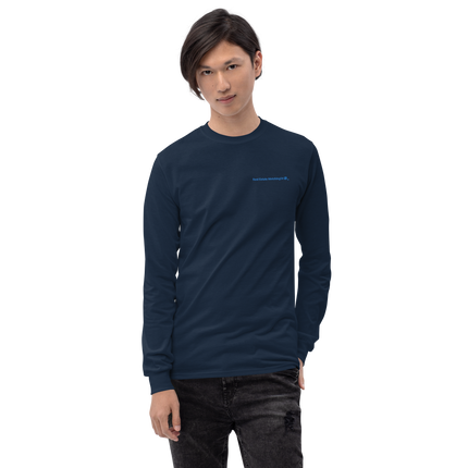 Men’s Long Sleeve Shirt with Real Estate Matching24 Logo