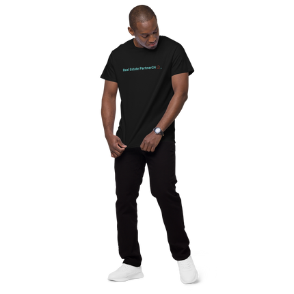 Men's premium cotton t-shirt with Real Estate Partner24 Logo