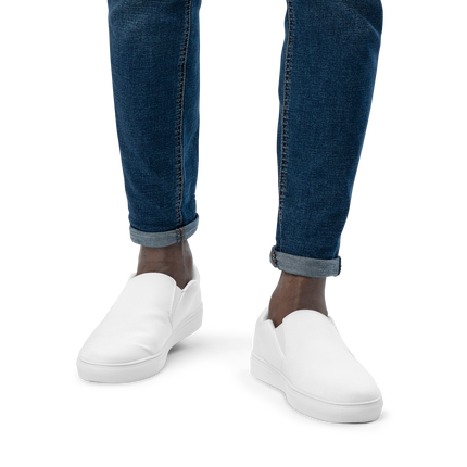 Men’s slip-on canvas shoes with Real Estate Partner24 Logo