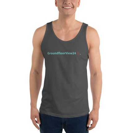 Unisex Tank Top Groundfloorview24 with House