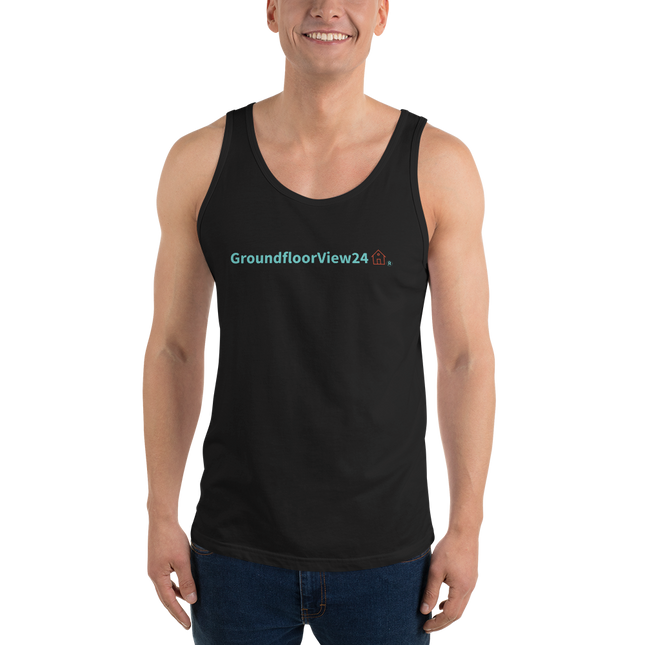 Unisex Tank Top Groundfloorview24 with House