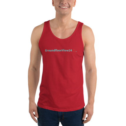 Unisex Tank Top Groundfloorview24 with House