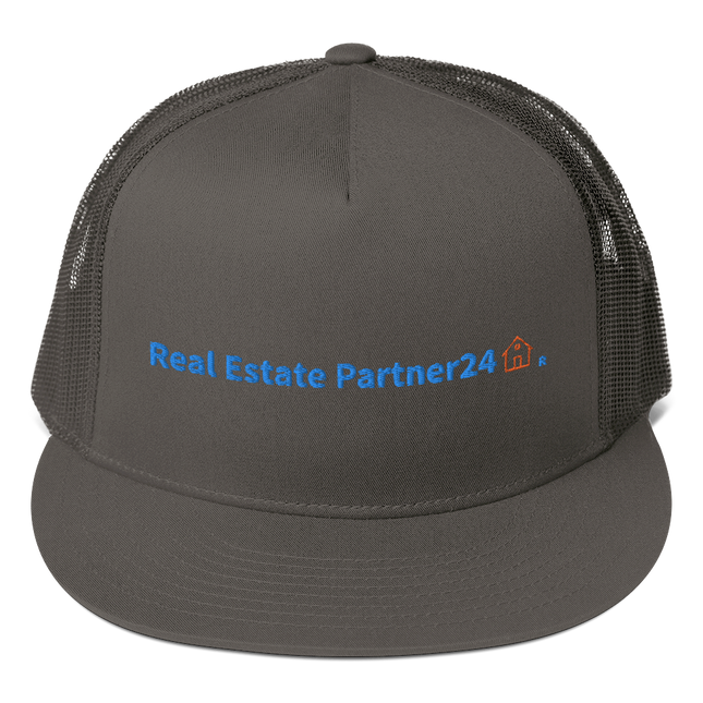 Mesh Back Snapback Real Estate Partner24 with Logo.