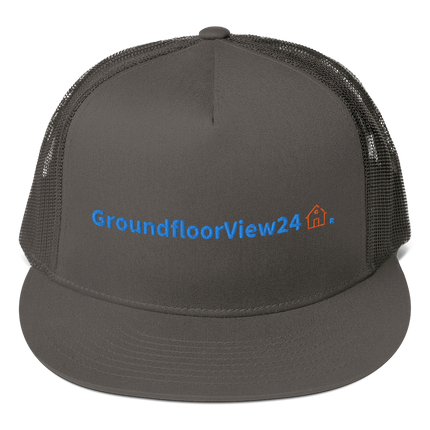 Mesh Back Snapback GroundfloorView24 with Logo.