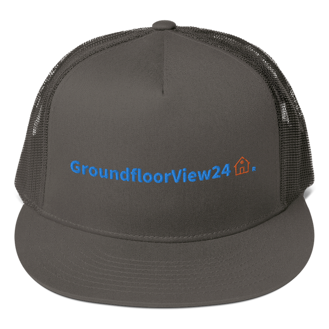 Mesh Back Snapback GroundfloorView24 with Logo.