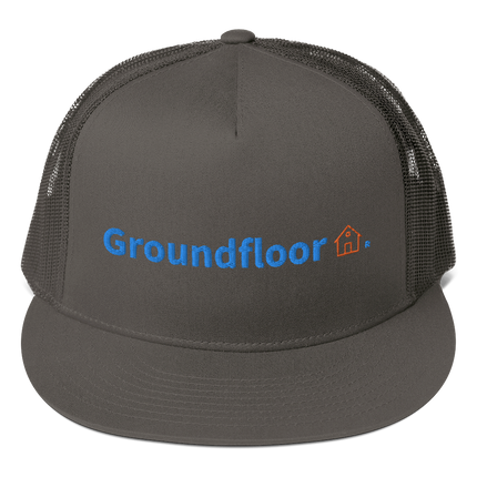 Mesh Back Snapback Groundfloor with Logo.
