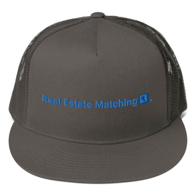 Mesh Back Snapback Real Estate Matching with Logo.