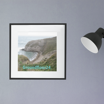 Sea & Hills Poster with Groundfloor24 without House Logo