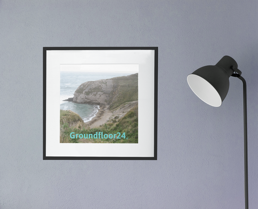 Sea & Hills Poster with Groundfloor24 without House Logo