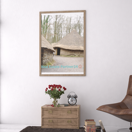 Village Charm Poster with realestatepartner24 with house Logo