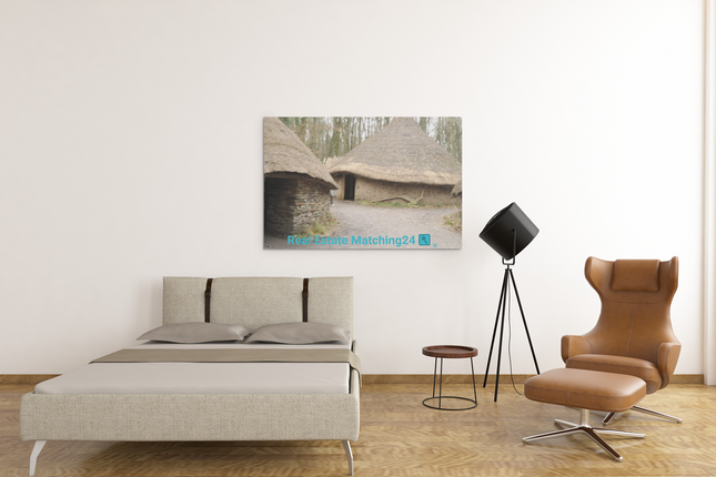 Village Charm Canvas with realestatematching24 with key Logo