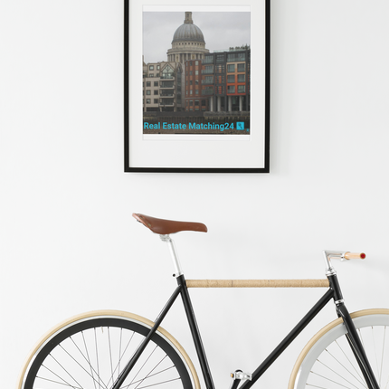 St. Paul's Cathedral Photo paper poster with Real Estate Matching24 Logo