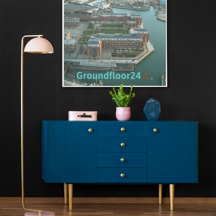 Nice City Photo paper poster with Groundfloor24 with House Logo