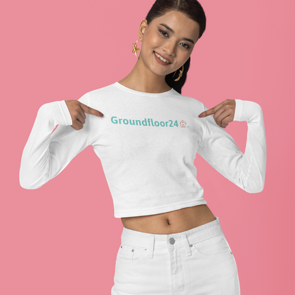 Unisex Long Sleeve Tee with Groundfloor24 Logo