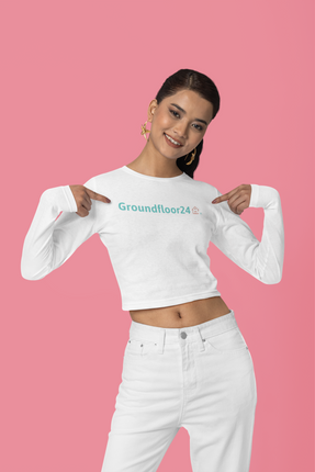 Unisex Long Sleeve Tee with Groundfloor24 Logo