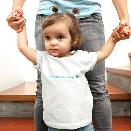 Baby Jersey Short Sleeve Tee with Real Estate Matching24 Logo