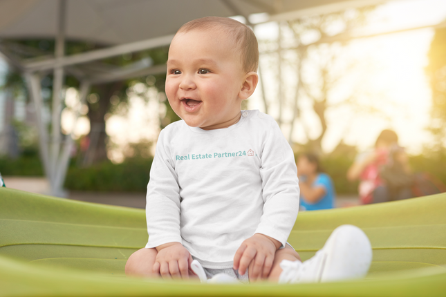 Toddler Short Sleeve Tee with Real Estate Partner24 Logo