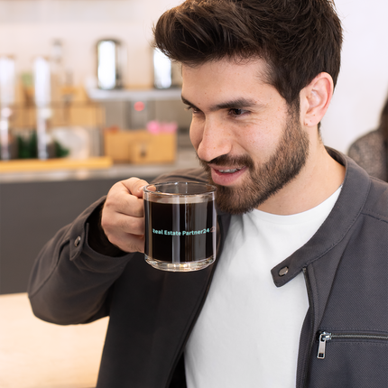 Enamel Mug with Real Estate Partner24 Logo