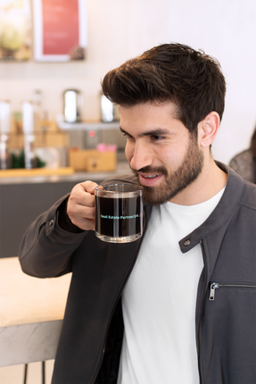 Enamel Mug with Real Estate Partner24 Logo
