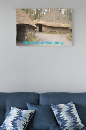 Village Charm Thin canvas with realestatematching without key Logo
