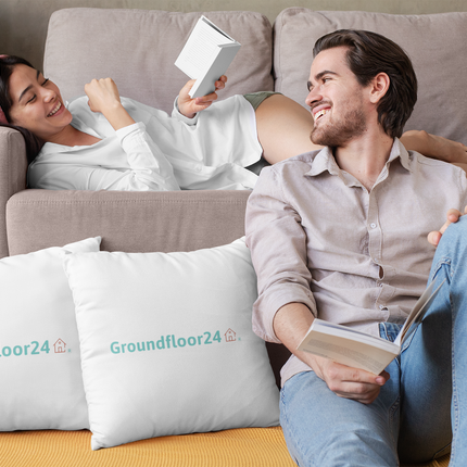Premium Pillow with Groundfloor24 Logo