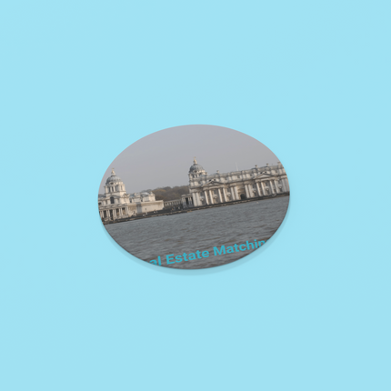 Riverside Beauty Cork-back coaster with realestatematching without key Logo