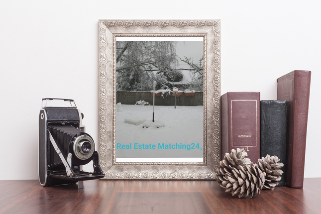 Winter Wonderland Poster with realestatematching24 without key Logo