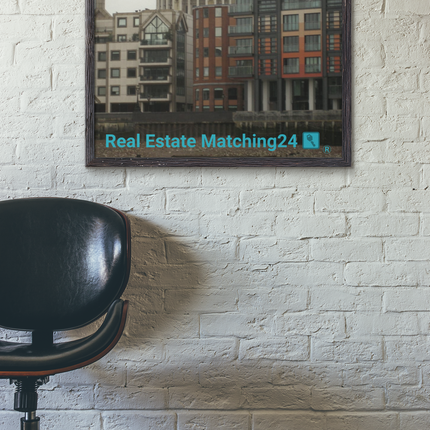 St. Paul's Cathedral Framed photo paper poster with Real Estate Matching24 Logo