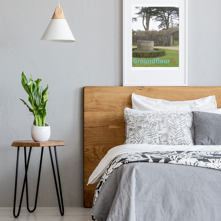 Nature's Wonders Framed poster with Groundfloor with House Logo
