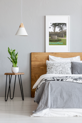Nature's Wonders Framed poster with Groundfloor with House Logo