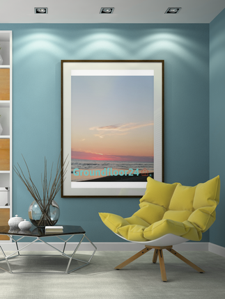 Sunset Sinari Framed canvas with Groundfloor24 Logo