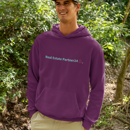 Unisex Hoodie with Real Estate Partner24 Logo