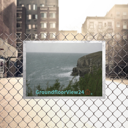 Seaside Serenity Thin canvas with groundfloorview24 with House Logo