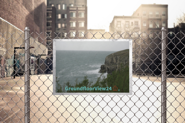 Seaside Serenity Thin canvas with groundfloorview24 with House Logo