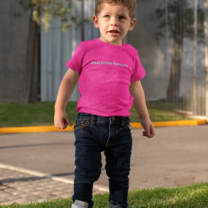 Baby Jersey Short Sleeve Tee with Real Estate Partner24 Logo