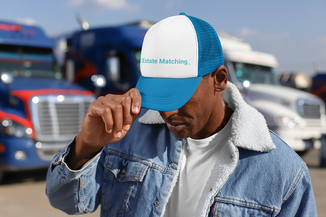 Austria Snapback Hat Real Estate Matching with 3 Logos.