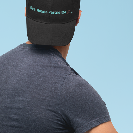 Belarus Flat Bill Cap Real Estate Partner24 with 3 Logos.