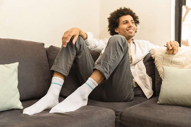 Socks with Real Estate Matching24 Logo