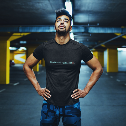 Recycled unisex sports jersey with Real Estate Partner24 Logo