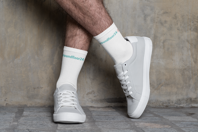Socks with Groundfloor24 Logo