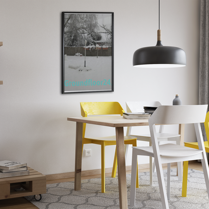 Winter Wonderland Framed poster with Groundfloor24 without House Logo
