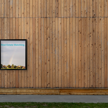 The Rainbow Sinari Poster with Real Estate Matching Logo