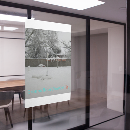 Winter Wonderland Poster with groundfloorview24 with House Logo