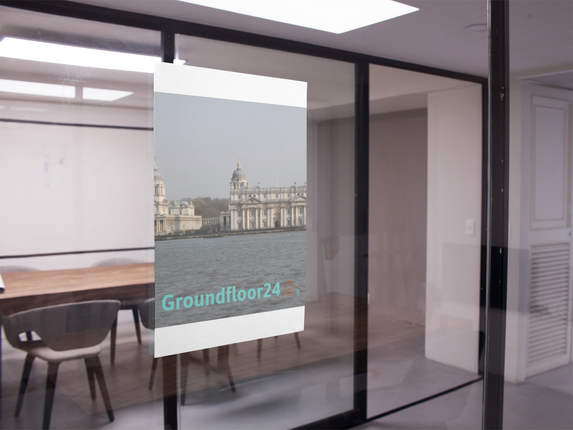 Riverside Beauty Thin canvas with Groundfloor24 with House Logo