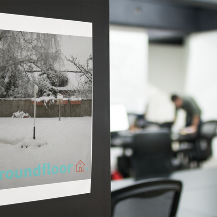 Winter Wonderland Poster with hangers with Groundfloor with House Logo